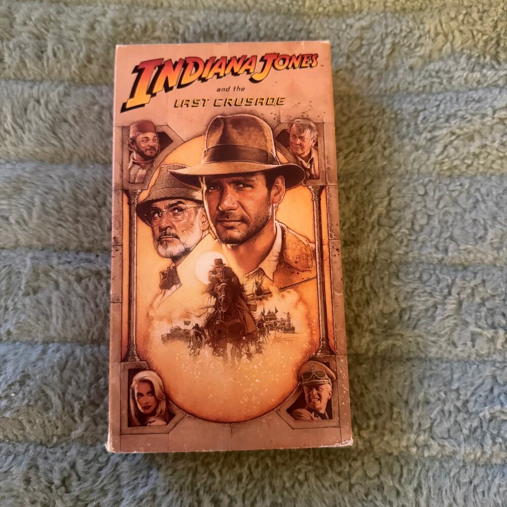 Indiana Jones and the Last Crusade (1989) VHS Harrison Ford Sean Connery
